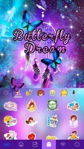 Butterfly Dream Kika Keyboard