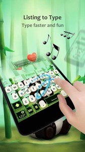 Bamboo GO Keyboard Theme Emoji