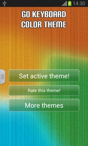 GO Keyboard Color Theme