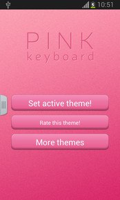 Pink Keyboard for Android