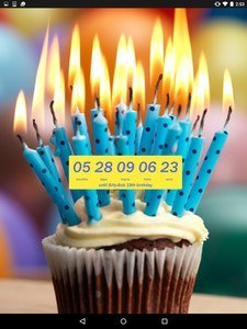 Birthday Countdown Widget