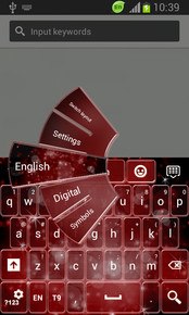 Maroon Keyboard