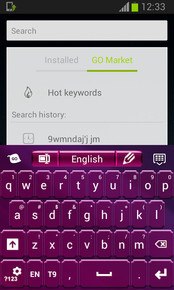 Keyboard for Android Purple