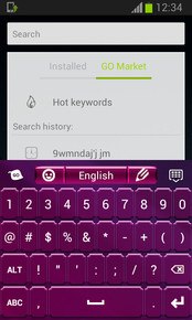 Keyboard for Android Purple