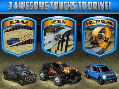 3D Monster Truck Parking Game