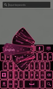 Pink Keyboard Neon