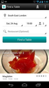 OpenTable Restaurant Bookings