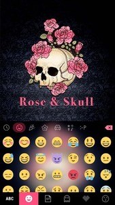 Rose n Skull Kika Keyboard