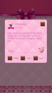 (FREE) GO SMS VALENTINE THEME