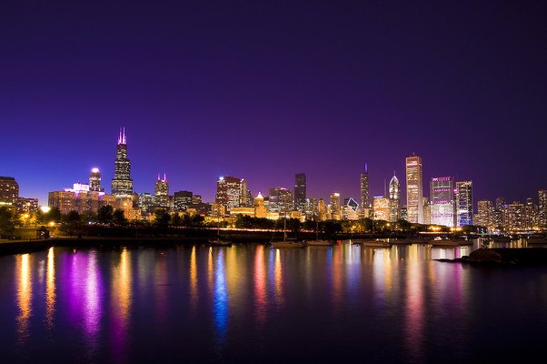 Chicago City Night
