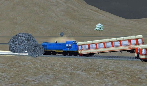 Oil Train Driving Simulation