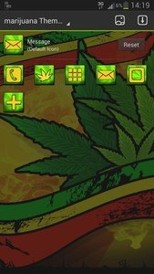 GO Launcher EX Theme marijuana