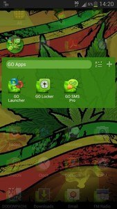 GO Launcher EX Theme marijuana