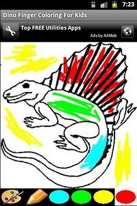 Finger Painting - Dinosaur