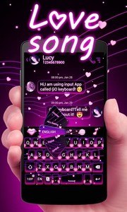 Love Song GO Keyboard Theme