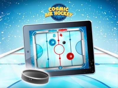 Cosmic Air Hockey