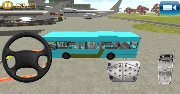 Airport Bus Parking 3D