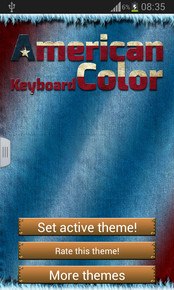 American Keyboard Color