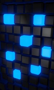 Cyber boxes live wallpaper