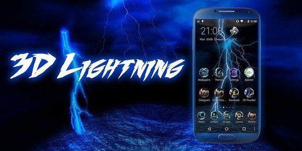 3D Lightning Tech Theme