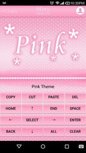 Pink Emoji Keyboard -Emoticons