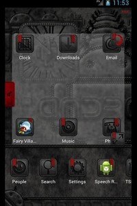 TSFShell Theme Black Android