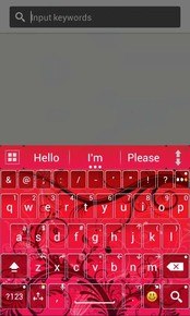A.I.type theme red neon א