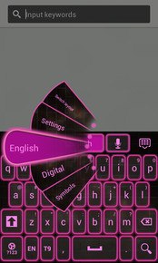 Neon Keyboard Pink