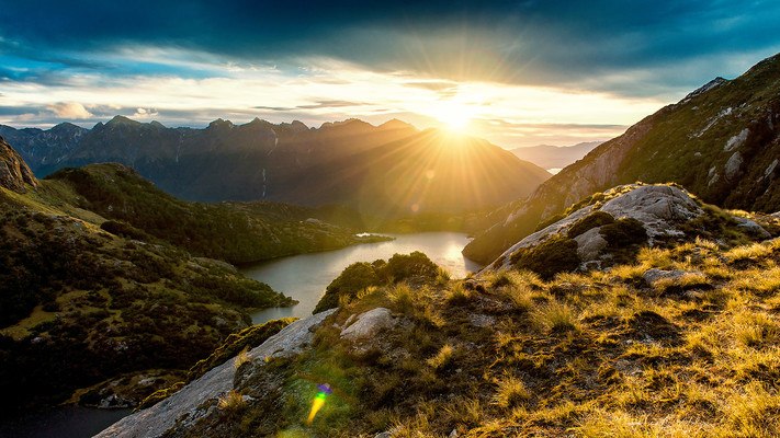 Fiordland New Zealand Sunrise
