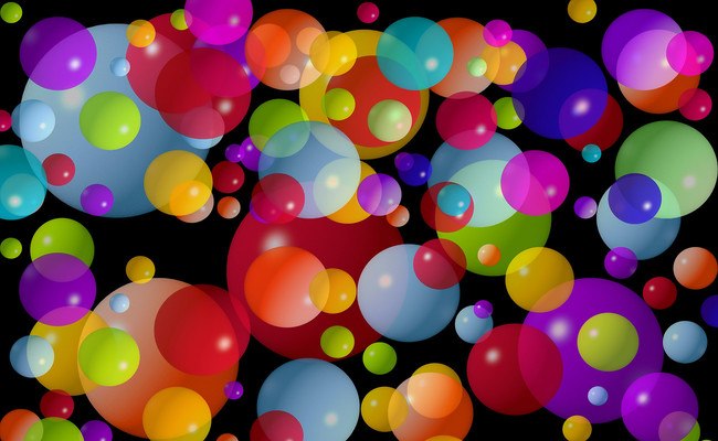Colourful Bubble Balls