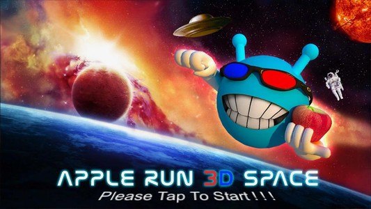 Apple Run 3D Space