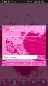SMS Pro Theme Pink Heart