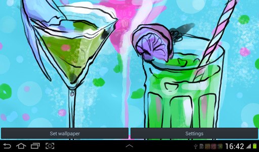 Cocktail Live Wallpaper