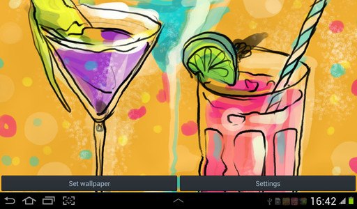 Cocktail Live Wallpaper
