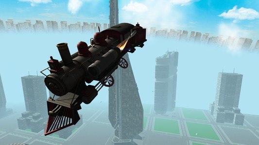 Flying Train Simulator 3D Free