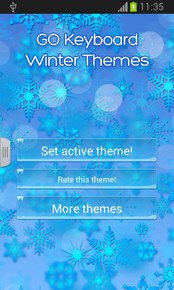GO Keyboard Winter Themes