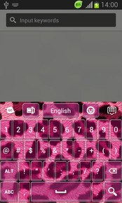 GO Keyboard Pink Leopard Free