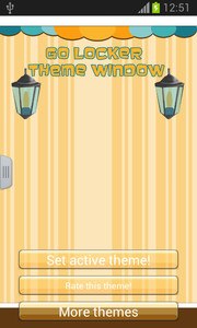 GO Locker Theme Window