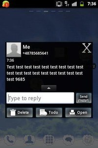 GO SMS Theme White Black