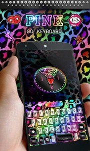 Pink GO Keyboard Theme & Emoji