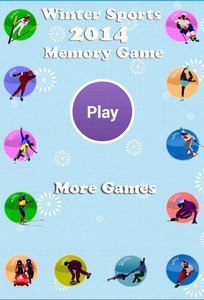 Winter Sports Memory Games