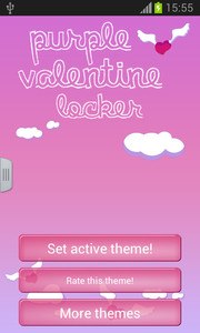 Purple Valentine Locker