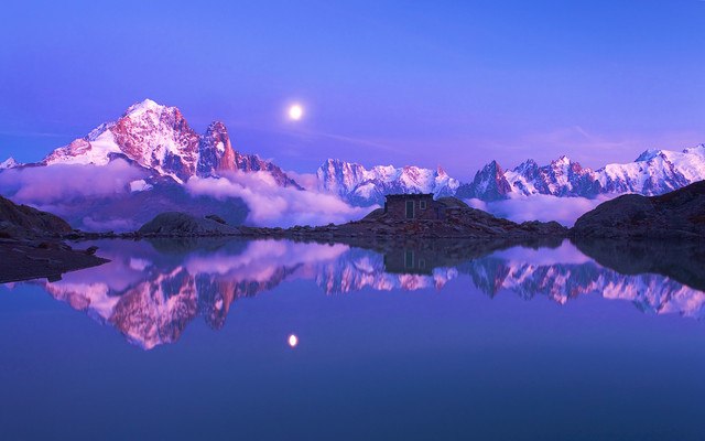 French Alps Dusk