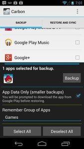 Helium - App Sync and Backup