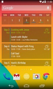 Event Flow Calendar Widget