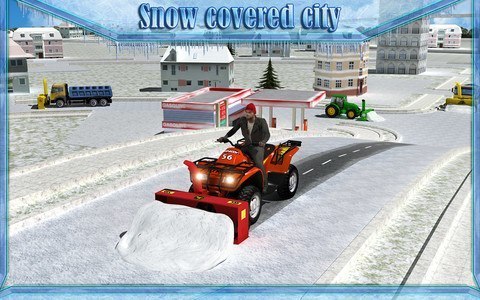 Snow Blower Truck Simulator 3D