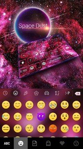 Space Dust Emoji Kika Keyboard