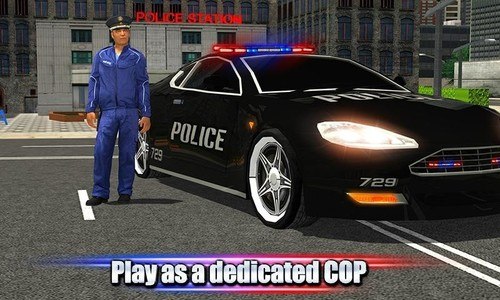 Crime Town Police Car Driver