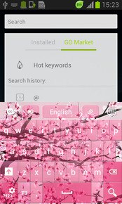 Pink Cherry GO Keyboard