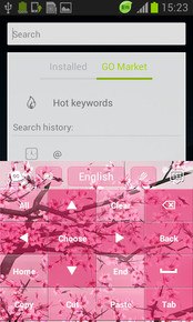 Pink Cherry GO Keyboard
